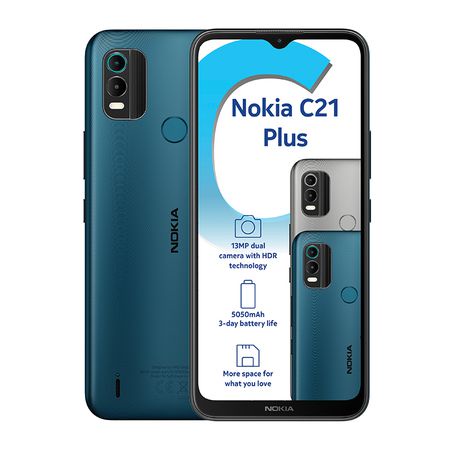 Nokia C21 Plus 3/32GB | Android 11 (Go edition) | Unisoc SC9863A (28nm) | Garansi Resmi