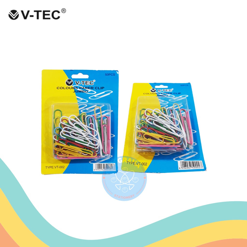

PAPER CLIP WARNA V-TEC VT-002 JUMBO (1 PCS)