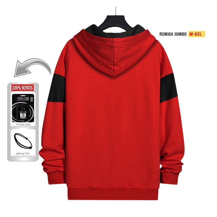 SWEATER HOODIE OVERSIZE M-6XL MILAN CITY HOODIE UNISEX JUMBO