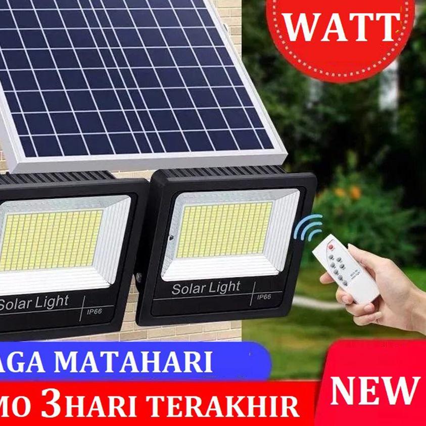 ♚ NEW LAMPU SOROT SOLAR CELL / LAMPU LED TENAGA MATAHARI / LAMPU PANEL SURYA / LAMPU TEMBAK SOLAR CE