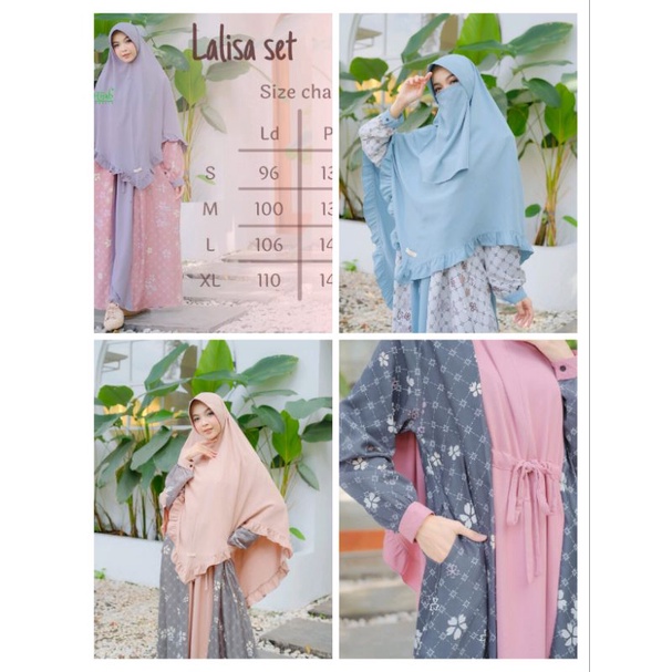 gamis lalisa set