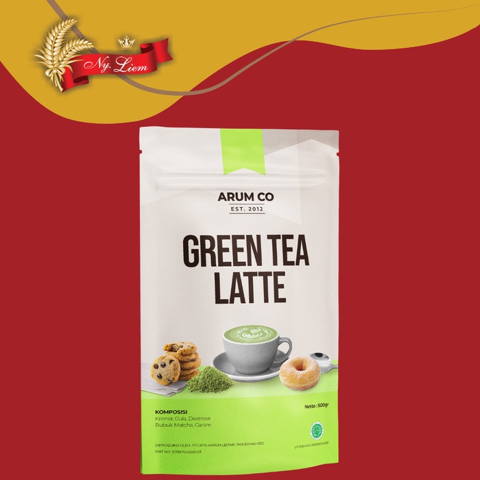 ARUM CO Bubuk Minuman Instant - Green Tea Latte 500 gr