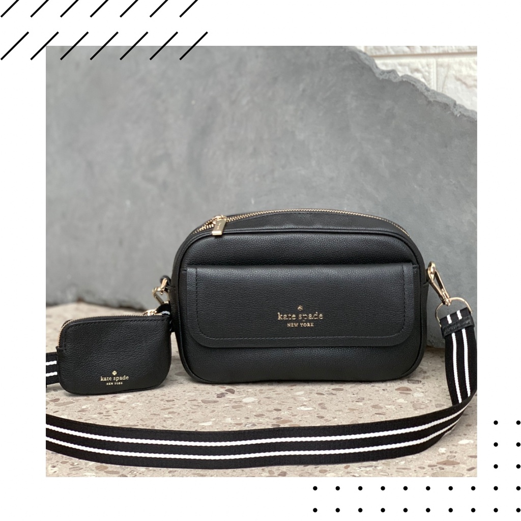 KS Rosie Flap Camera Bag Leather Black
