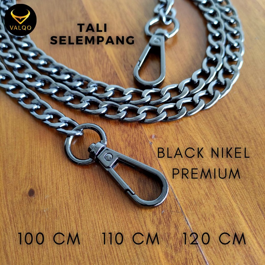 Tali Tas Selempang Bahan Rantai Logam Back Nikel Premium Anti Karat Cocok untuk Tas Ukuran Medium atau Kecil