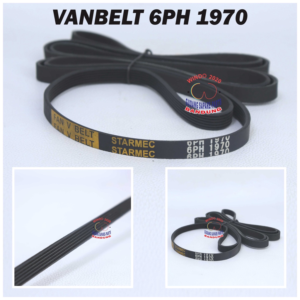 VAN BELT 6PH-1970 | V-BELT / VANBELT DRIYER MESIN CUCI 1 TABUNG | DRAYER PRONT LOADING