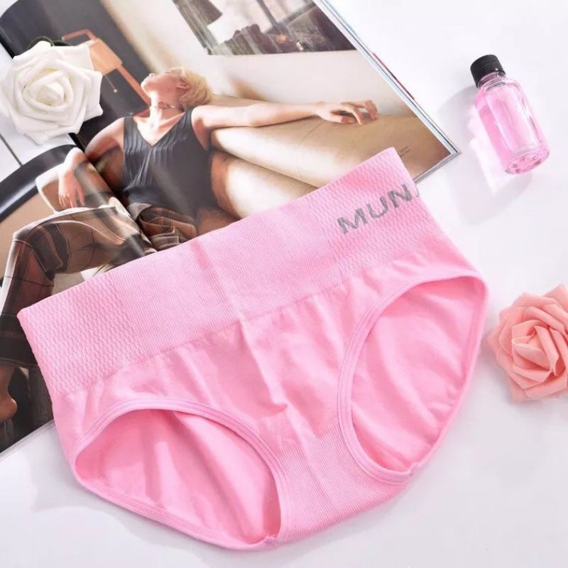 Munafie Celana Dalam Wanita Korset Midi Slim Pants CD  Underwear Katun Impor