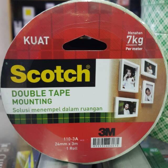 

Grosir Double Tape Form Scotch Mounting tape 24mm x 3m ATK 3M