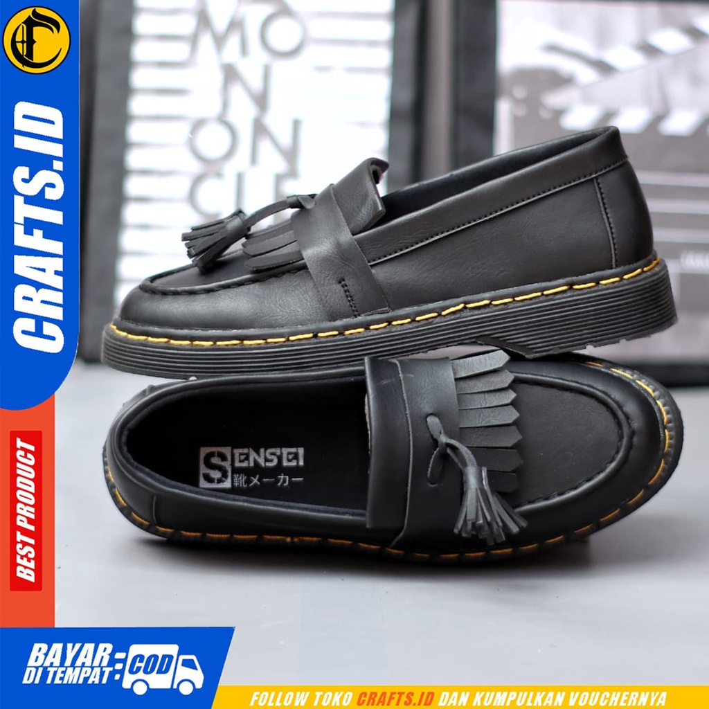 CRAFTS yngwi - Sepatu Formal Docmart Pantofel Casual  Kerja Pria