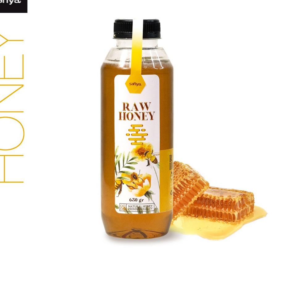 

FIA636 Madu Murni 650 gr Raw Honey Madu Asli Authentic Safiya Food ++