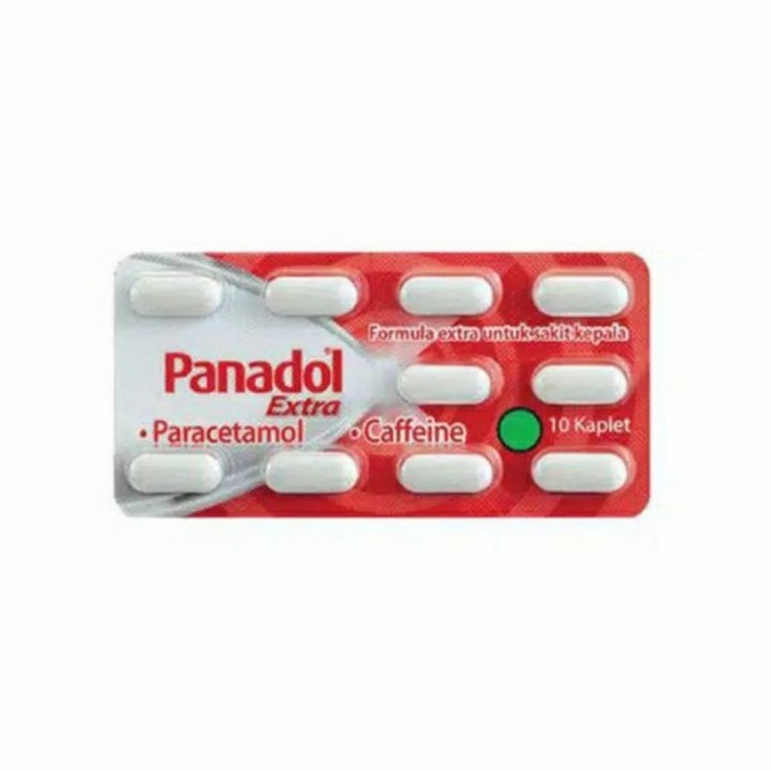 PANADOL MERAH 1 STRIP @ 10 TABLET