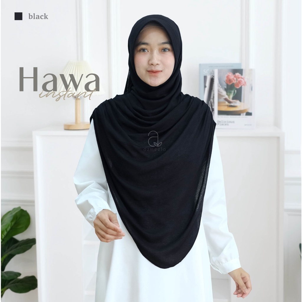 AZMEELA HAWA SHAWL PASMINA INSTAN KERUT DI BAHU