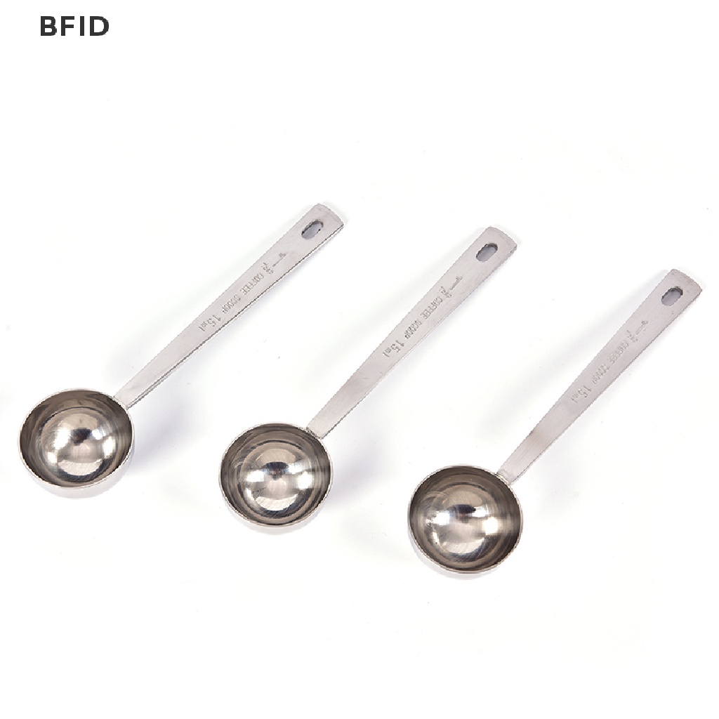 [BFID] Sendok Takar Kopi Sendok Makan Stainless Steel Scoop Coffee Tea Baking Sugar [ID]