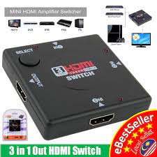 HDMI switch 3 port - Parallel Sambungan Paralell HDMI