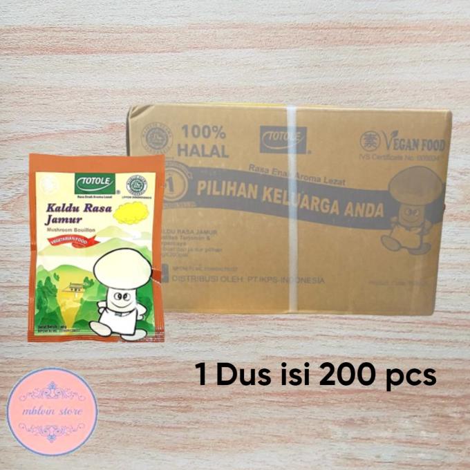 

Totole Kaldu Jamur 40 Gram Dus isi 200 pcs