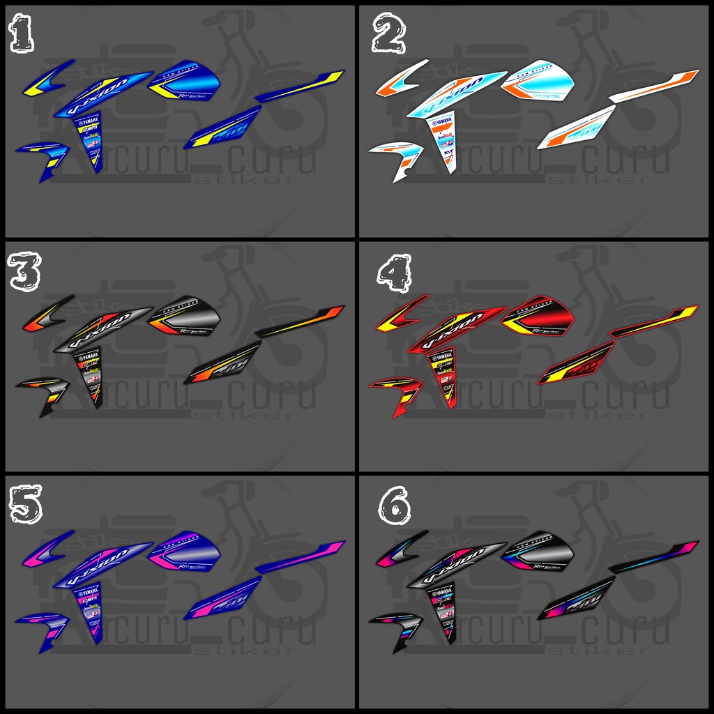 Stiker Motor Striping Variasi New Vixion Advance / Stiker Variasi Vixion New ADVANCE / Striping Vari