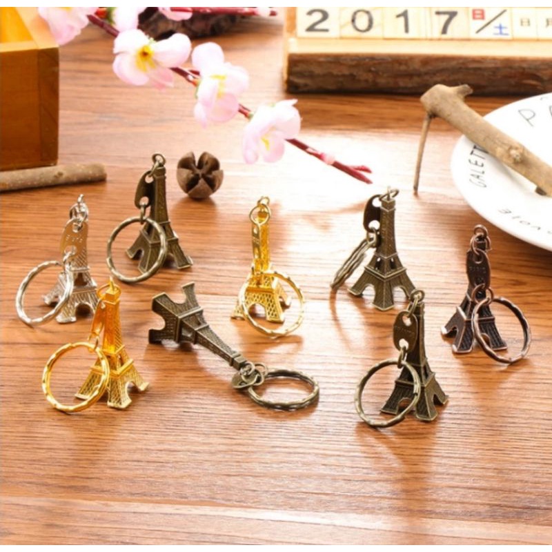 Eiffel keychain PARIS SOUVENIR gantungan kunci paris gantungan kunci eiffel paris