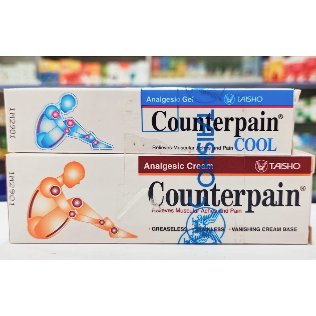 Counterpain 𝐃𝐔𝐎 𝟑𝟎𝐆𝐑+𝐂𝐎𝐎𝐋 𝟏𝟓𝐆𝐑 [𝐁𝐮𝐲 𝟏 𝐆𝐞𝐭 𝟏] - Nyeri Otot dan Keseleo