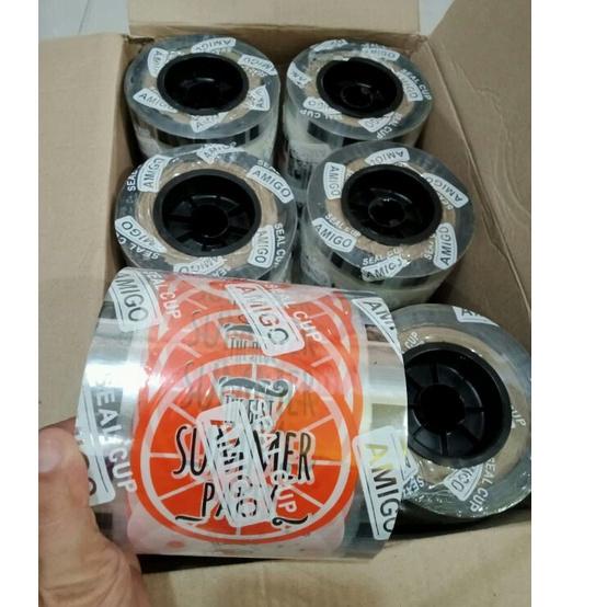 

>XG34448< Plastik Lid Cup sealer Merk amigo isi 1.200 lembar