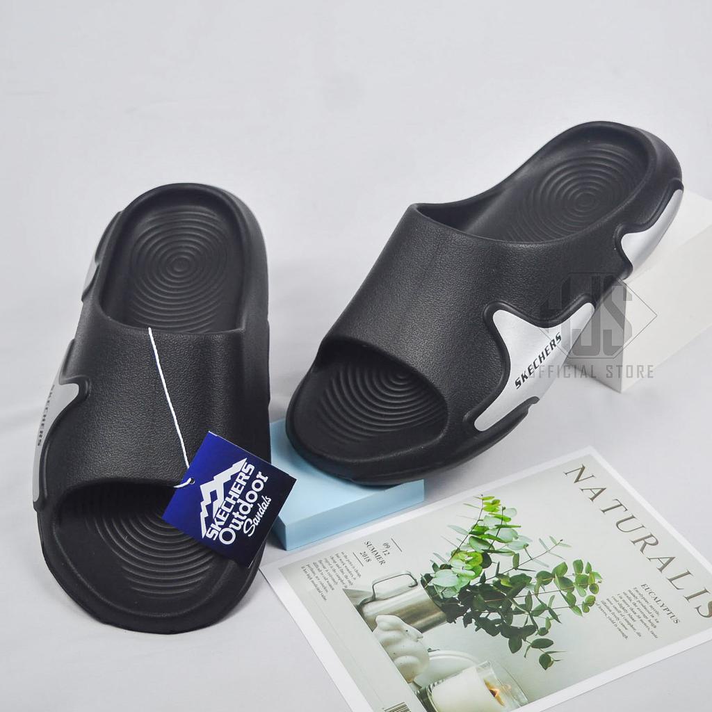 Sandal Pria Selop Skechers Sendal Selop Cowok Kekinian Sandal Pria Terbaru Sendal Slop Pria Murah