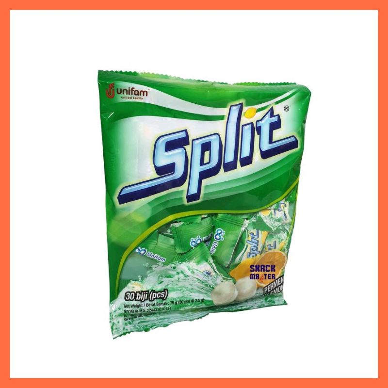 

Permen Split Candy Zak - Netto 84 gr (Isi 30 pcs) Split Candy Permen