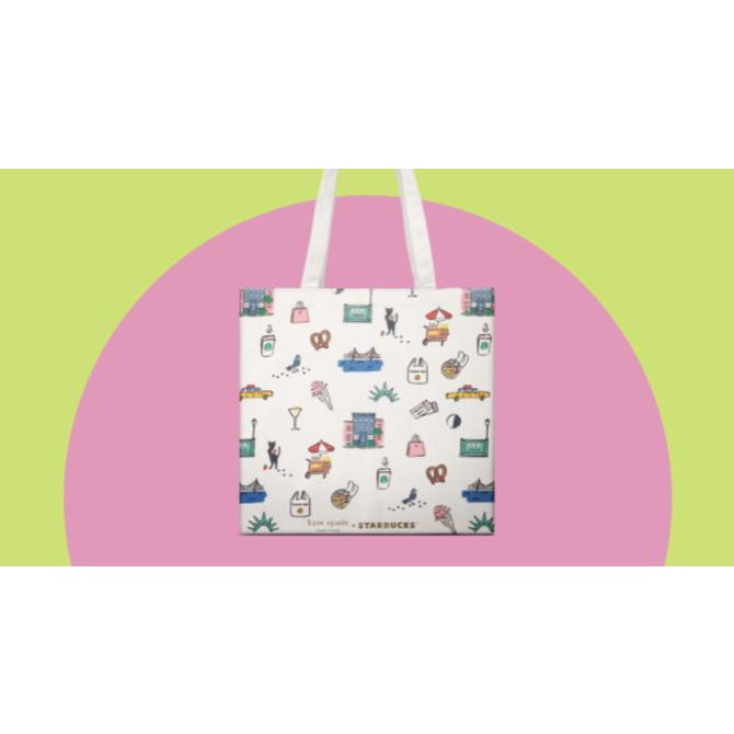 STARBUCKS KATE SPADE NYC ICONS TOTE BAG 2022