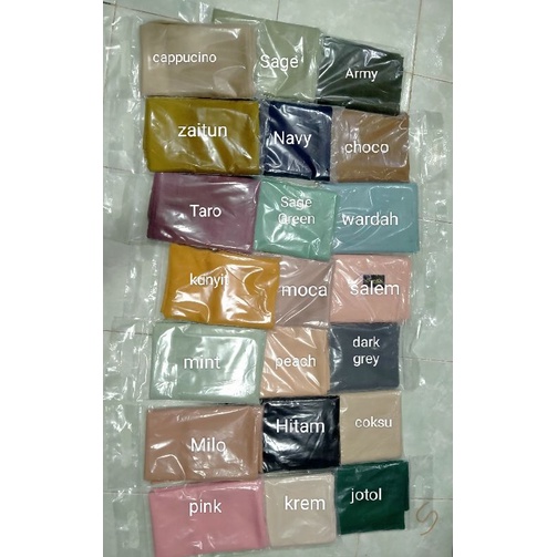 Hijab Segi Empat Paris Mewah / Hijab Voal / Hijab Voal Polos
