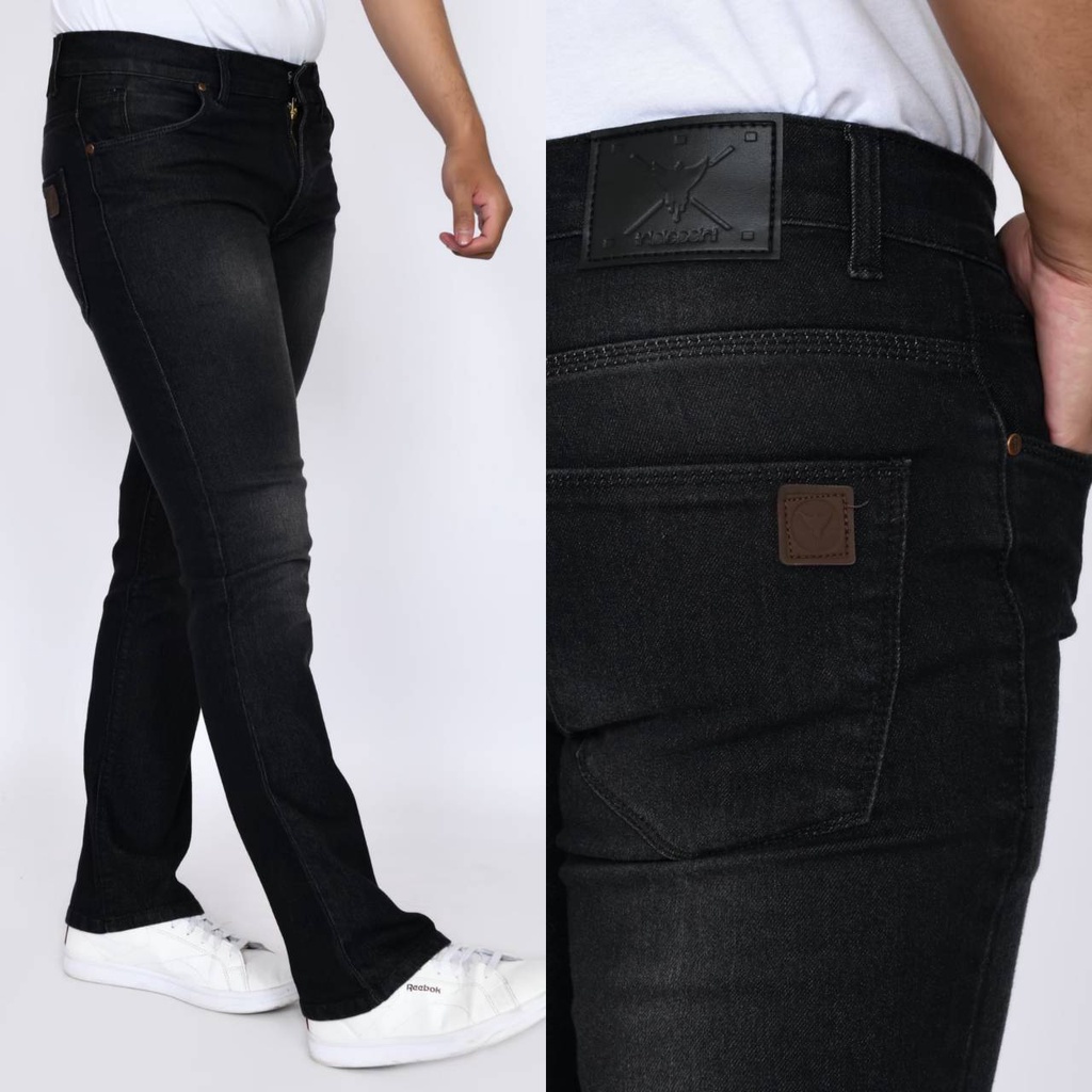 TRIPLE POINT Celana Jeans Pria Cutbray / Celana Cutbray / Celana Jeans pria / Celana Jeans Semi Cutb