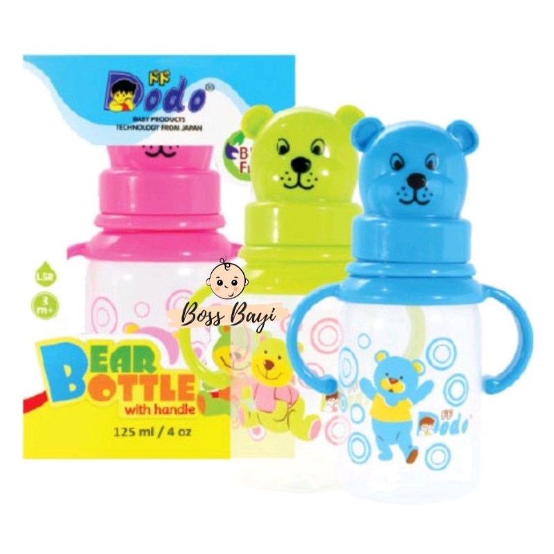 DODO - Botol Susu PP Bear With Handle 4oz (125ml)