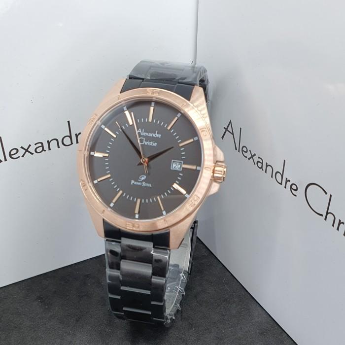 Alexandre Christie Primo Ac1011Md/1011 Hitam Rose Gold ( Pria ) 21