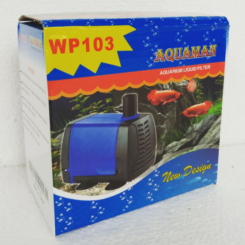 mesin pompa filter celup aquarium AQUAMAN WP 103 Waterpump akuarium ph water pump kolam hidroponik submersible