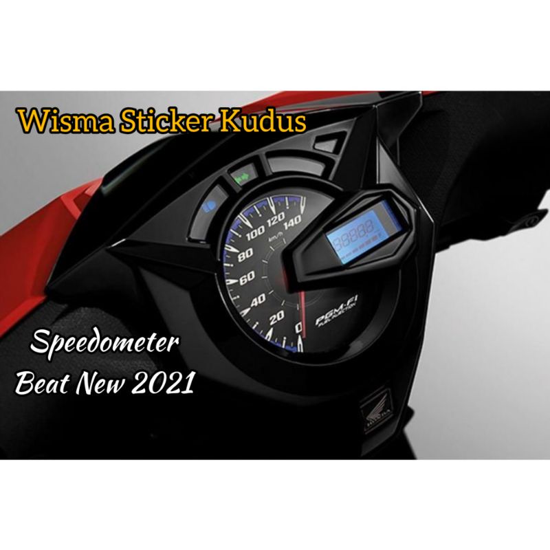 Stiker Speedometer Beat New / Stiker Speedometer Beat 2021 / Stiker Pelindung Speedometer Beat New