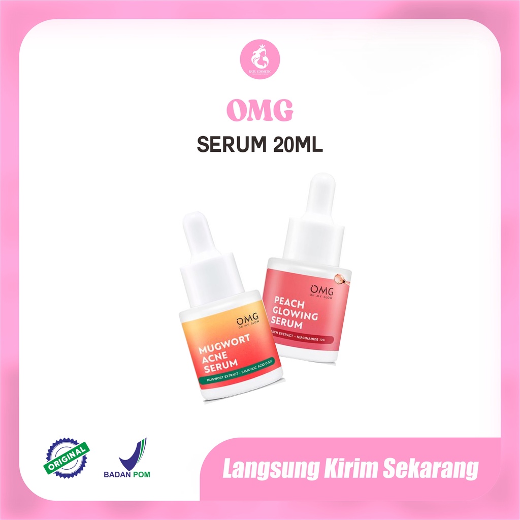 OMG OH MY GLOW PEACH /MUGWORT ACNE /GLOWING SERUM 20ML