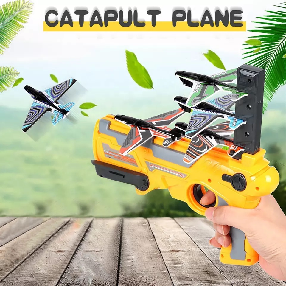 AIR BATTLE PESAWAT TERBANG Mainan Tembak Tembakan Pistol Pesawat Terbang Senjata Edukasi Edukatif Kr