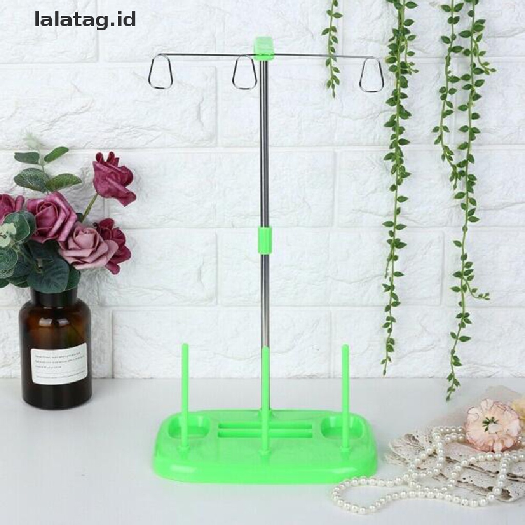 [lalatag] Dudukan Spul Benang/Kapas Three Cone Holder Stand Untuk Digunakan Dengan Mesin Jahit [ID]