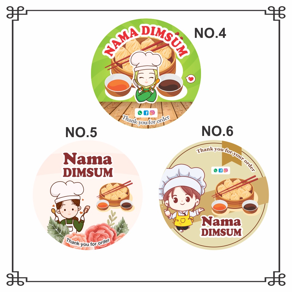 Jual Stiker dimsum | Shopee Indonesia
