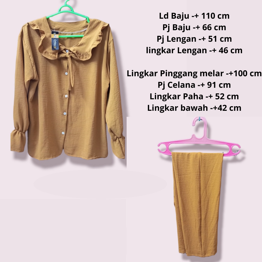 Setelan Rayon Cringkle / Setelan Rayon Wanita Kekinian