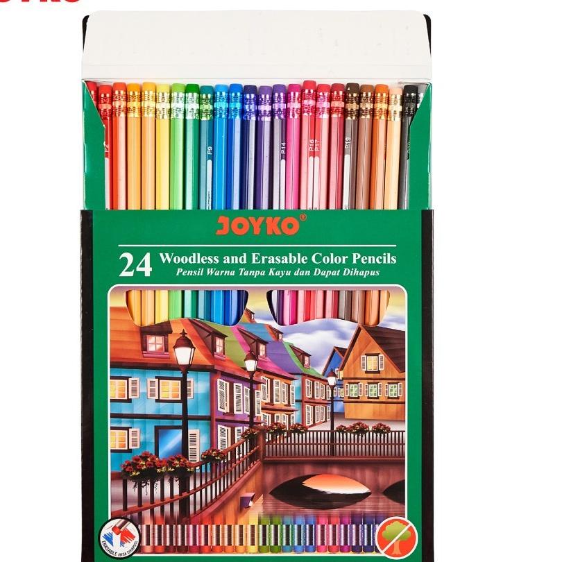 

Miliki - Pensil Warna Joyko CP-115 24 Warna Bisa di Hapus