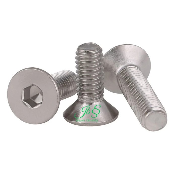 BAUT L VERSENG M8x30 STAINLESS STEEL AB27