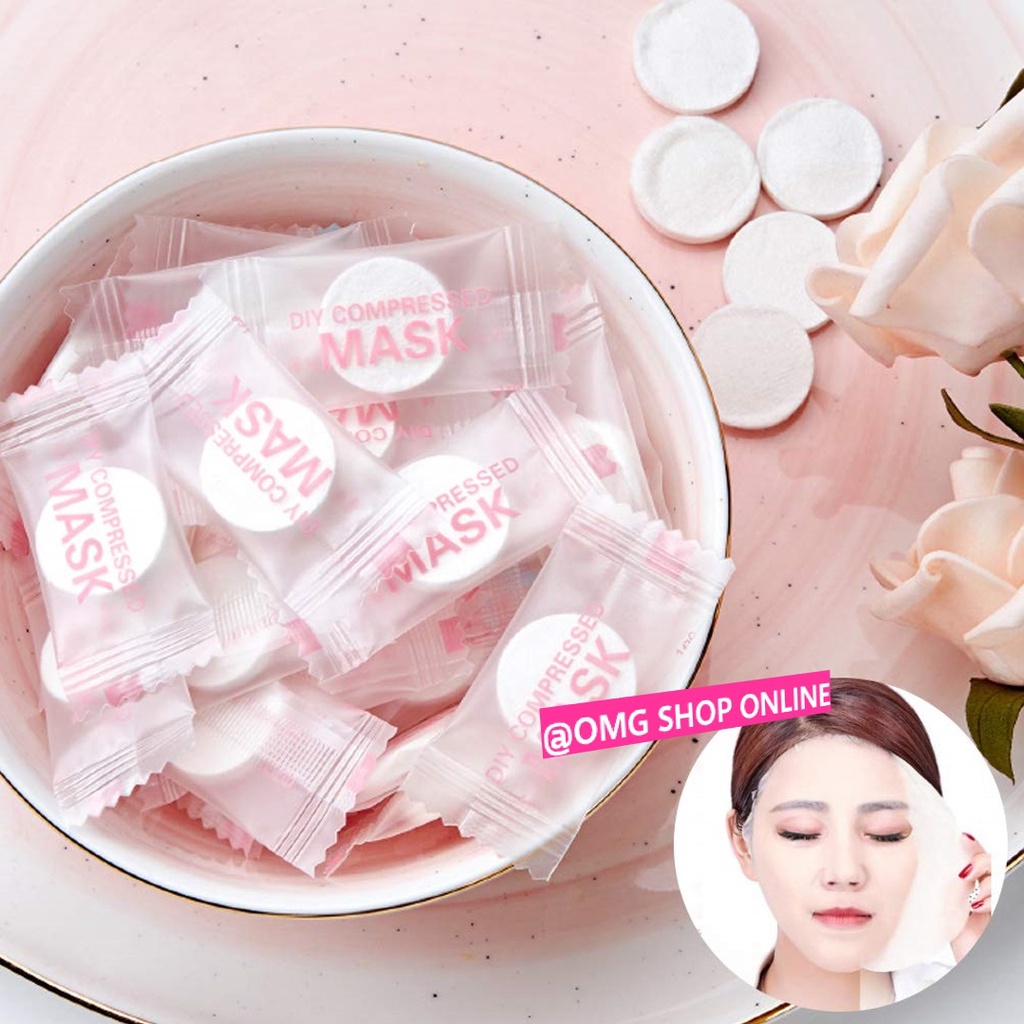 [NEW] 50 Pcs Compressed Facial Mask Viral Termurah !!! Masker Wajah Tablet Permen Compressed Facial Sheet Mask / Masker Wajah Pemutih dan Glowing Masker Wajah DIY Masker Muka Murah Masker Wajah Organik Korea Murah Skincare Alami Cowok Wanita Anak Sekolah