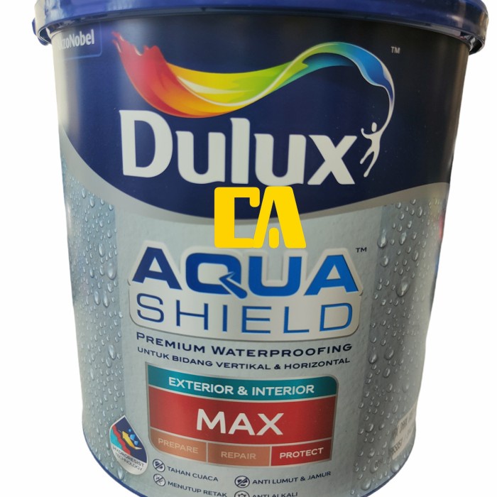 +++++] DULUX AQUASHIELD MAX WATERPROOFING EXTERIOR DAN INTERIOR 4KG