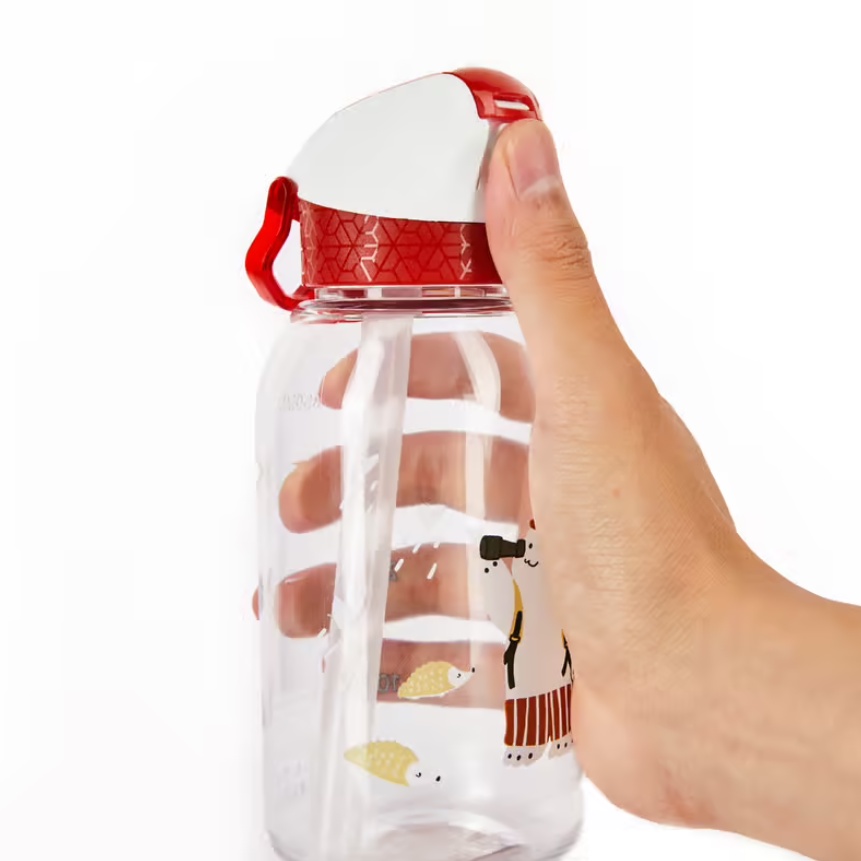 QUECHUA Botol Minum 0.35L Anak Camping Hiking Dilengkapi Dengan Sedotan