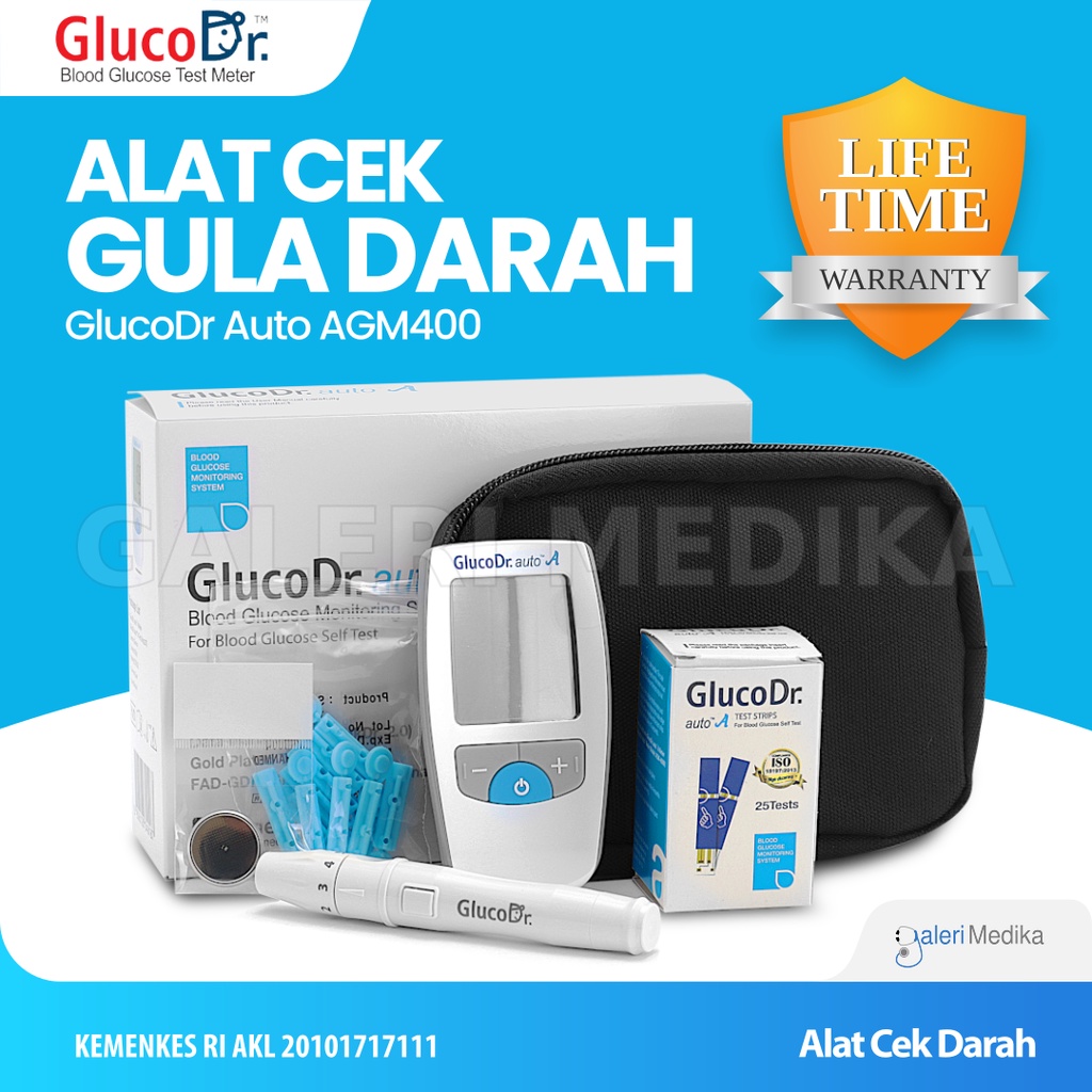 Gluco Dr Auto AGM-4000 /AGM4000 - Alat Cek Gula Darah