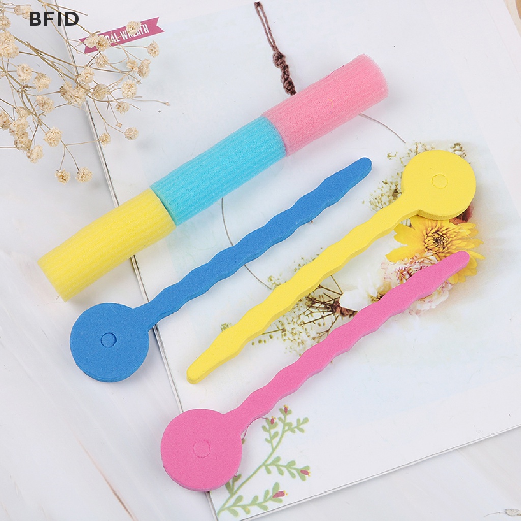 [BFID] 3pcs Spons Busa Lembut DIY styling hair rollers Batang Fleksibel hairstyling curler [ID]