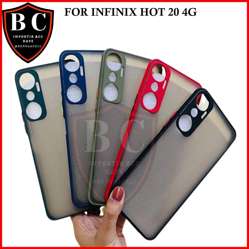 CASE INFINIX HOT 20 4G - CASE MATTE FULL COLOUR INFINIX HOT 20 4G