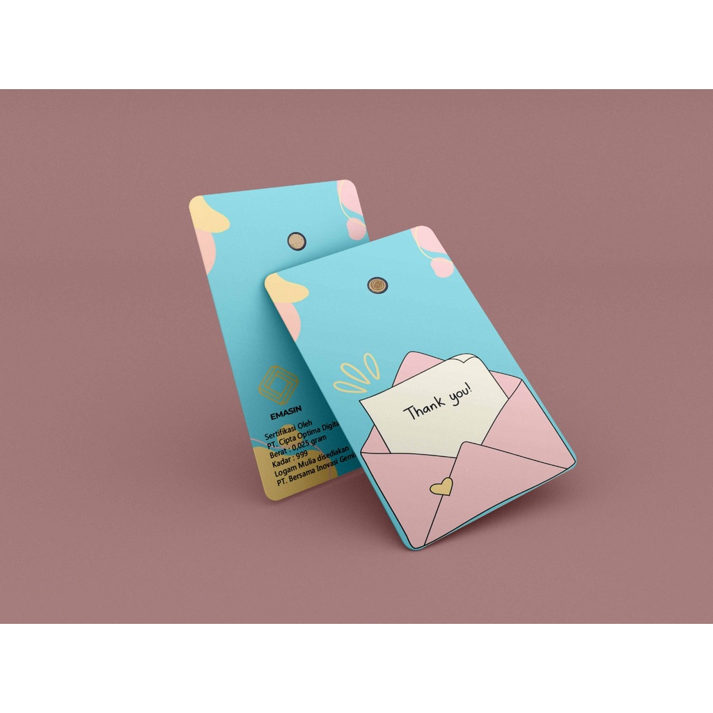 logam mulia emas 24k 0,001 - 0,005gr emasin thankyou / hari raya series