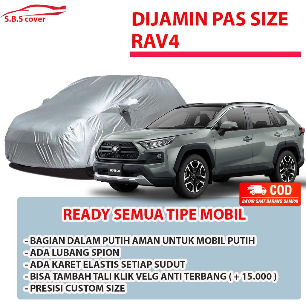Body Cover Mobil rav4 sarung Mobil rava fotuner/fortuner vrz/fortuner gr sport/fortuner lama/new fortuner/all new fortuner/fortuner 2022/pajero/pajero sport/pajero sport dakar/pajero sport dakar 2022/pajero sport 2022/avanza/avanza lama/avanza 2022/xenia