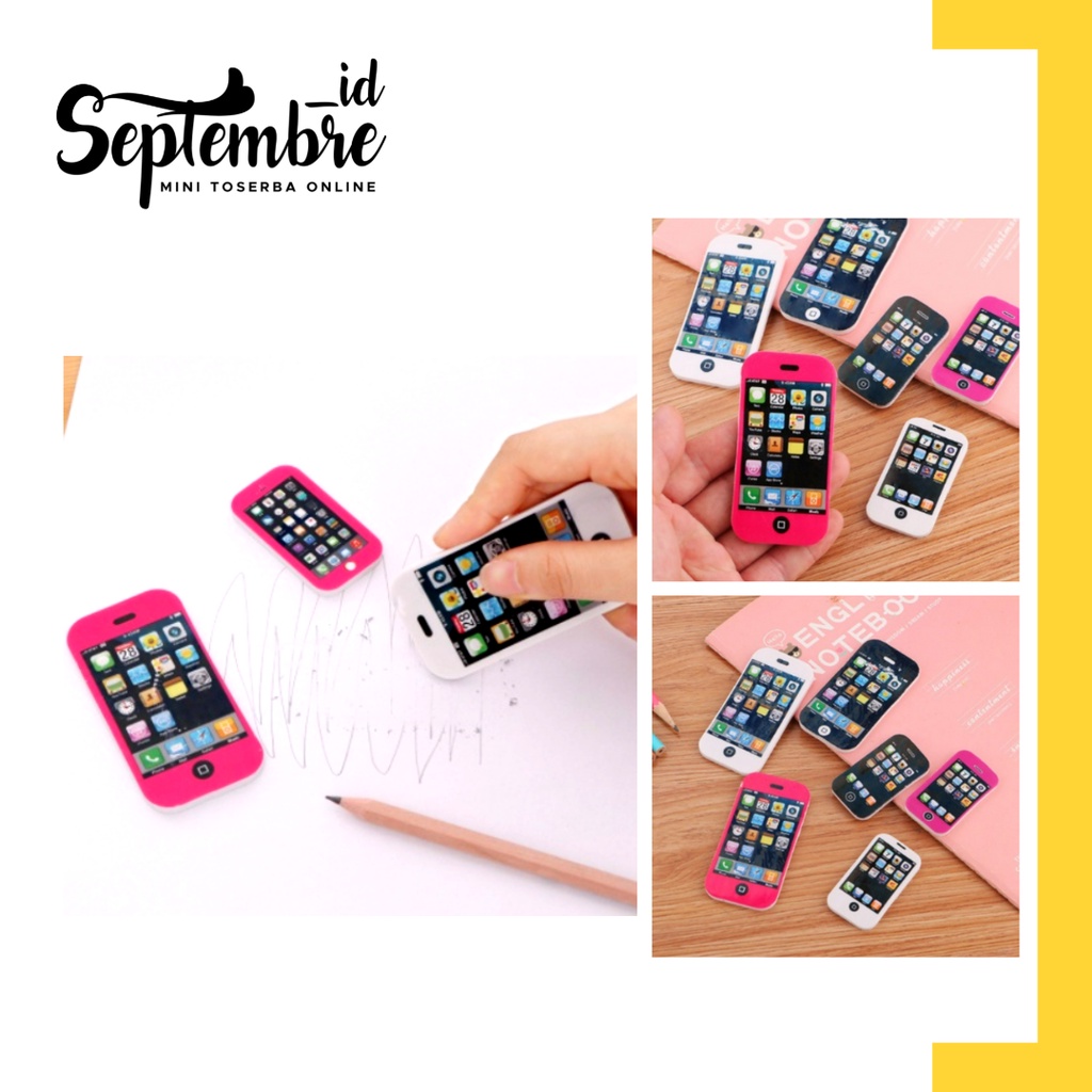 

Penghapus Pensil Motif HP Penghapus Model Iphone