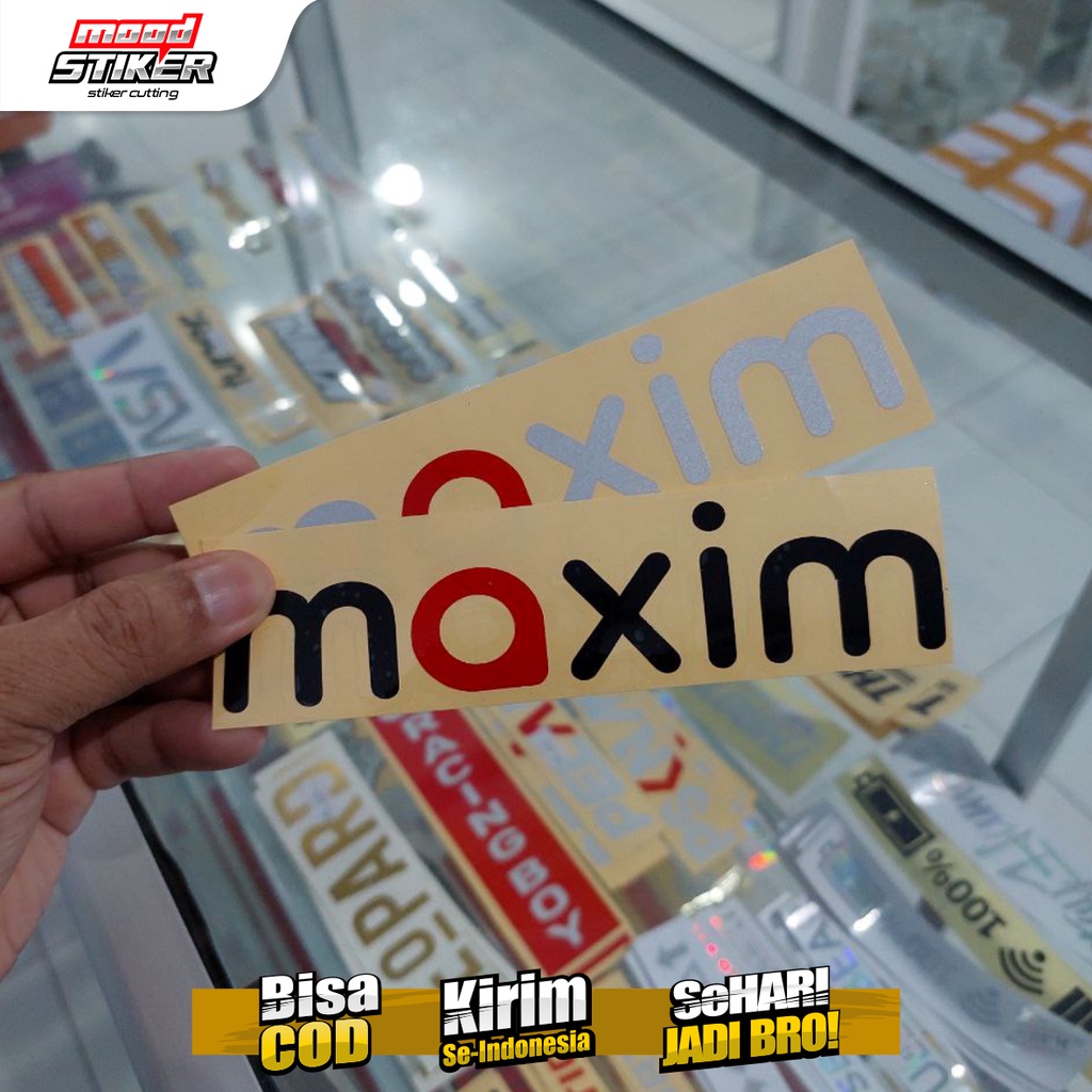 Stiker Cutting Maxim