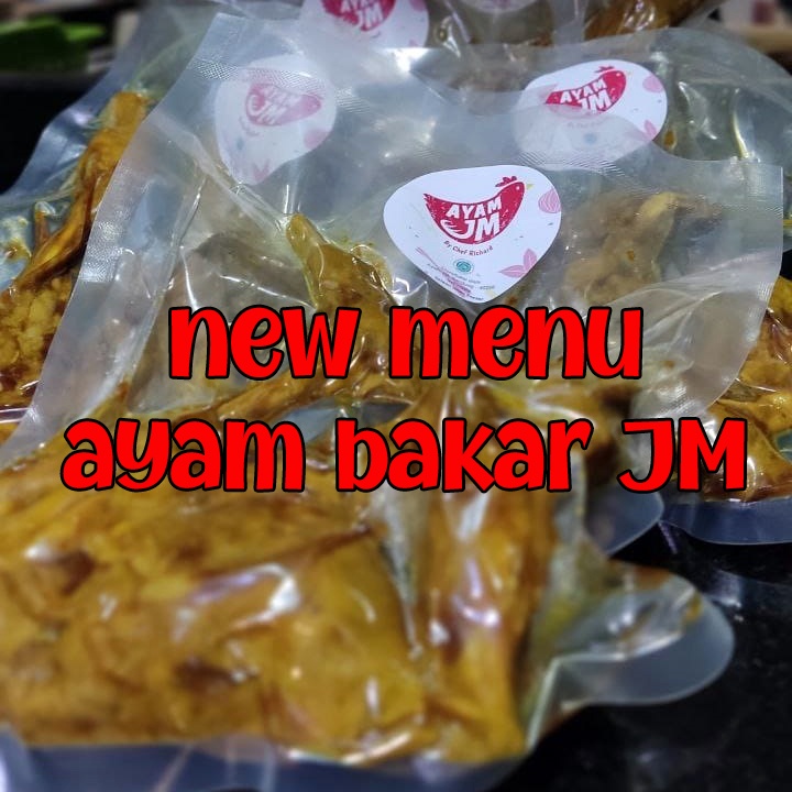 Frozen Vacuum Ayam Bakar JM 1 ekor Pejantan Bandung AyamJM