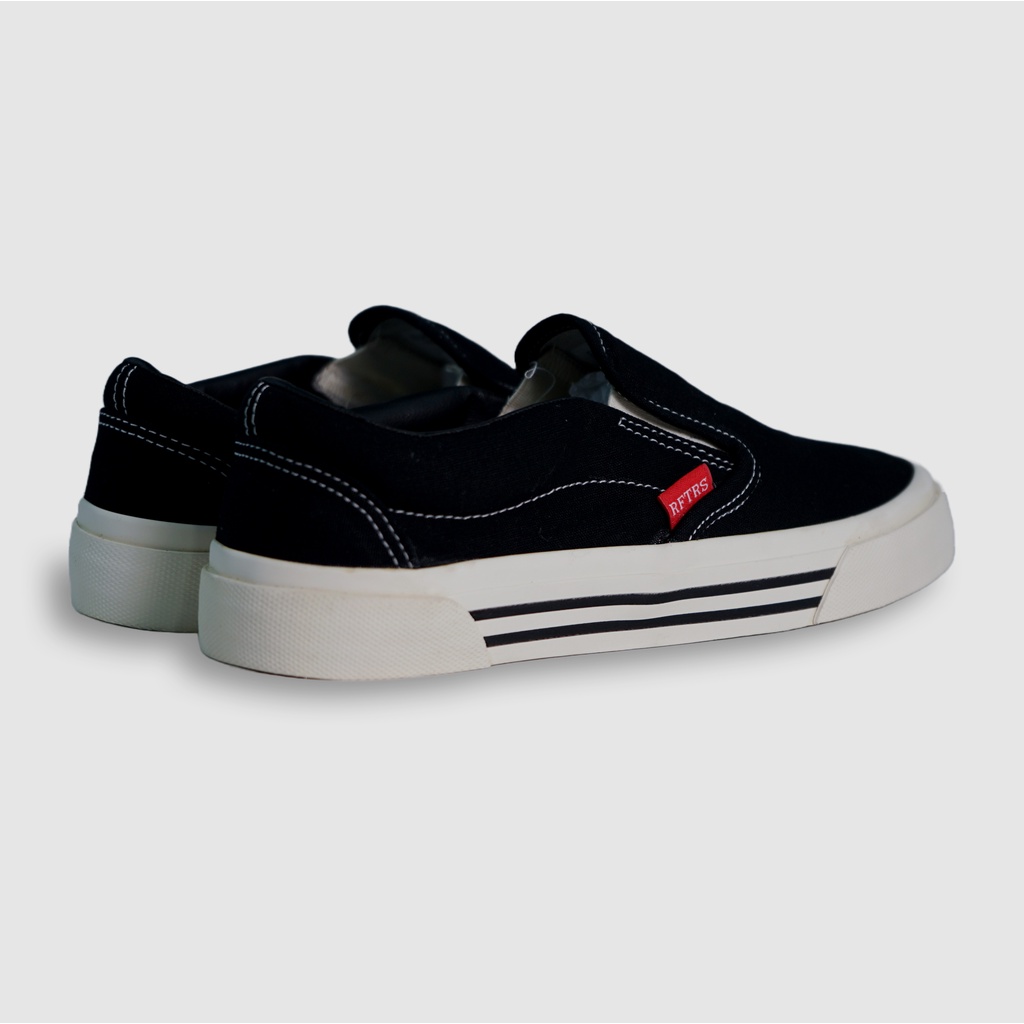 LIMITID EDITION SEPATU SLIP ON ATM BLACK WHITE ORIGINAL UNISEX